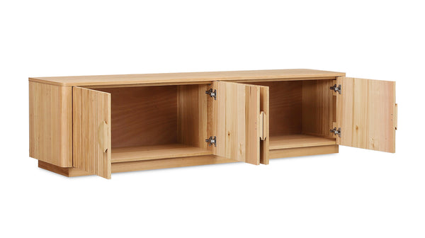 Alphington lowline TV unit in messmate hardwood