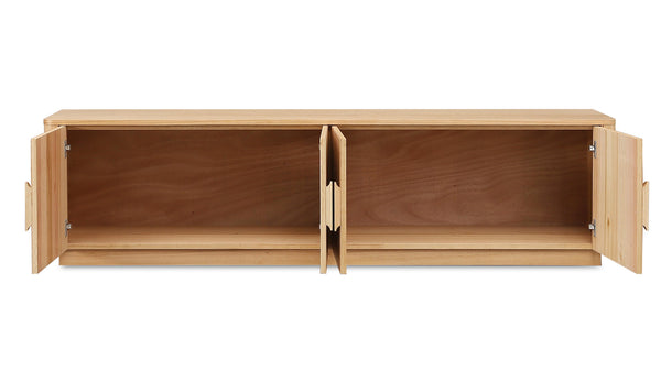 Alphington lowline TV unit in messmate hardwood