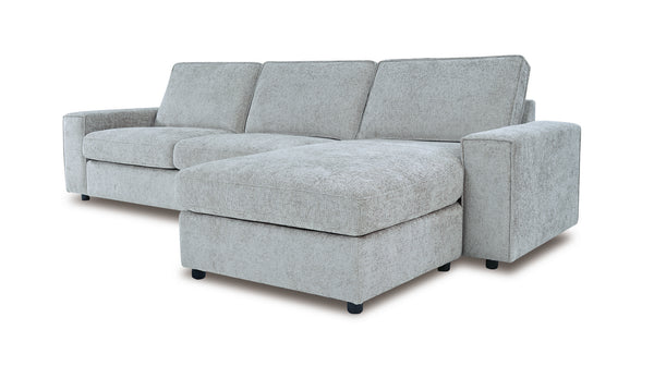 Atlas reversible chaise lounge in Mornington slate