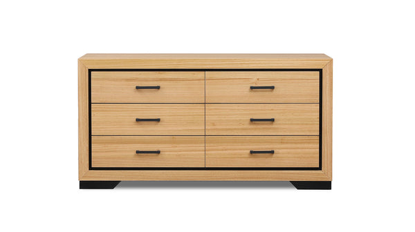 Cassidy 4 pce dresser bedroom suite in Aus messmate