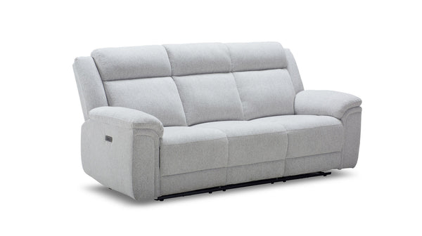 Cypress 3 seat sofa with electric recliners
