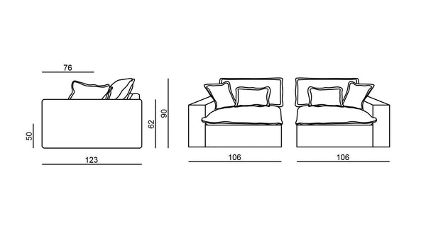 Edison 2.5 seat sofa