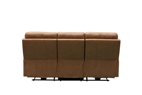 Martini leather electric 3 seater