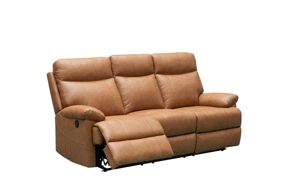 Martini leather electric 3 seater