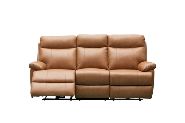 Martini leather electric 3 seater