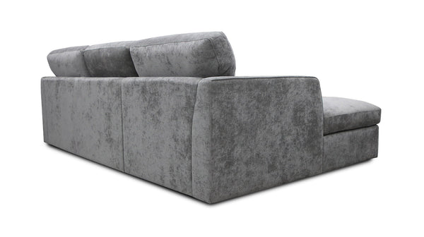 Townsville chaise lounge with sofa bed & storage