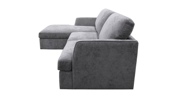 Townsville chaise lounge with sofa bed & storage