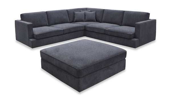 Harlow 6 seater corner in Melbourne Ebony
