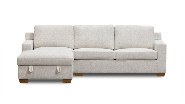 New Jersey chaise lounge with sofa bed & storage