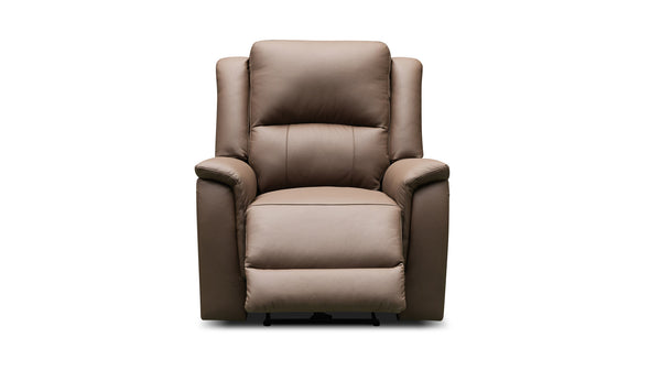 Paris electric recliner in chocolate