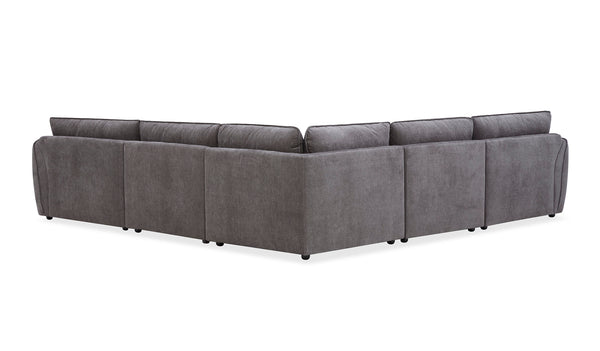Rosanna corner lounge in dark grey
