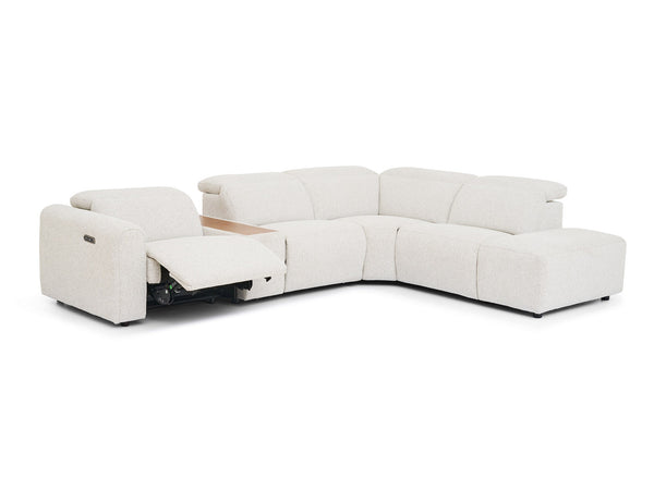 Toronto corner chaise with electric recliner