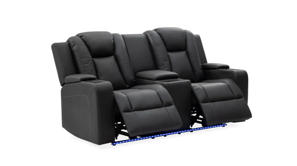 Grayson 2 seat sofa with 2 electric recliners