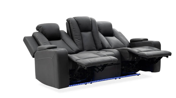 Grayson 3 seat sofa with 2 electric recliners