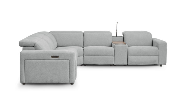 Lisbon corner lounge in Milan Charcoal