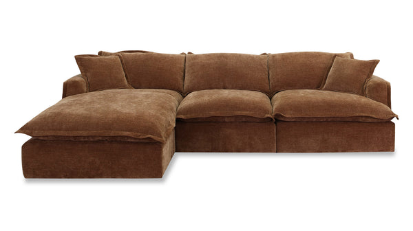 Ascot chaise lounge in tan