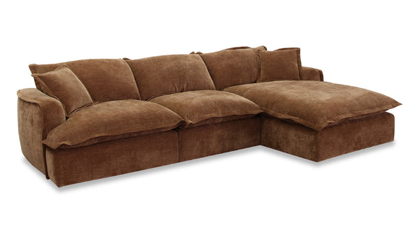 Ascot chaise lounge in tan