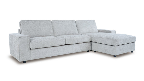 Atlas reversible chaise lounge in Mornington slate