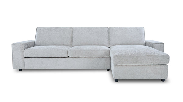 Atlas reversible chaise lounge in Mornington slate