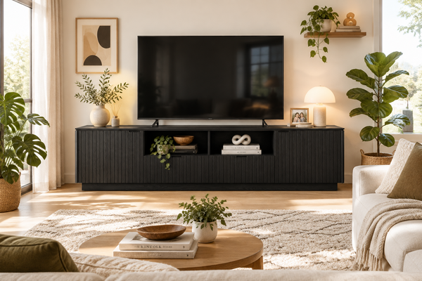 Brighton large low line tv unit