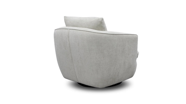 Ezra swivel chair in Glamour Natural