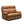Martini leather electric 2 seater