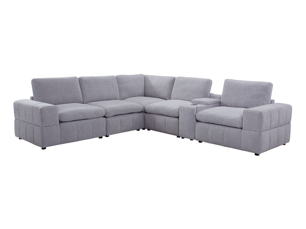 Ivy corner lounge in grey