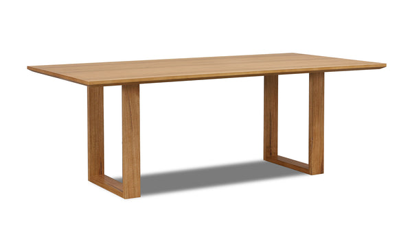 Manly dining table in Australian Marri Hardwood
