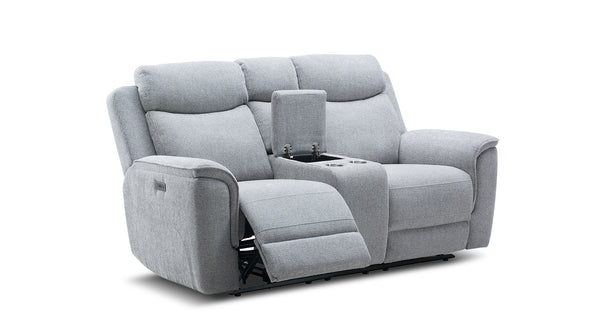 Monaco 2 seat sofa with 2 electric recliners