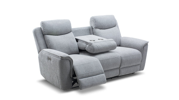 Monaco 3 seat sofa with 2 electric recliners