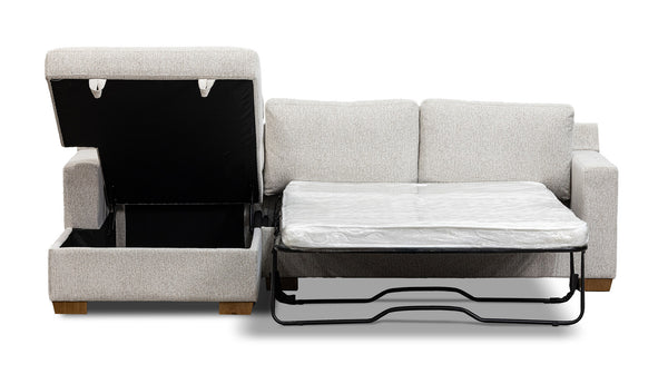 New Jersey chaise lounge with sofa bed & storage