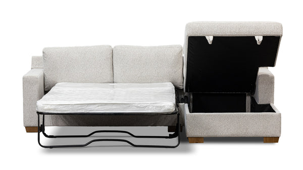 New Jersey chaise lounge with sofa bed & storage