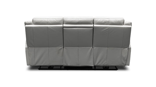 Paris 3 seat sofa with 2 electric recliners in light grey