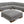Santorini corner lounge in Mornington slate