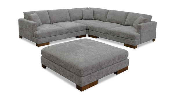 Santorini corner lounge in Mornington slate