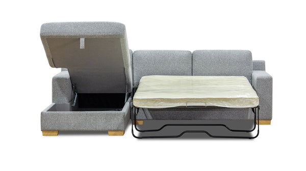 Hennessey lounge with sofa bed & storage