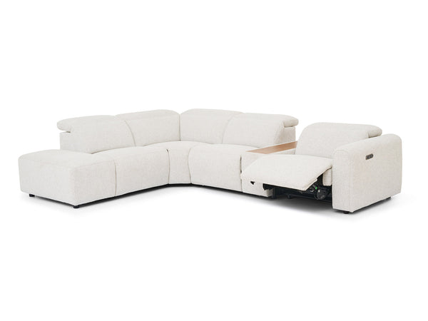 Toronto corner chaise with electric recliner