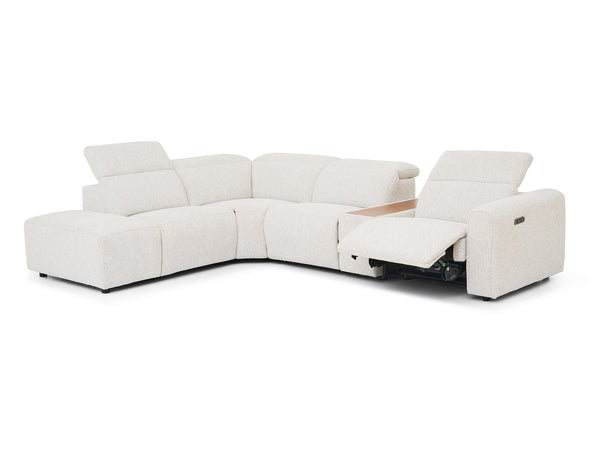 Toronto corner chaise with electric recliner
