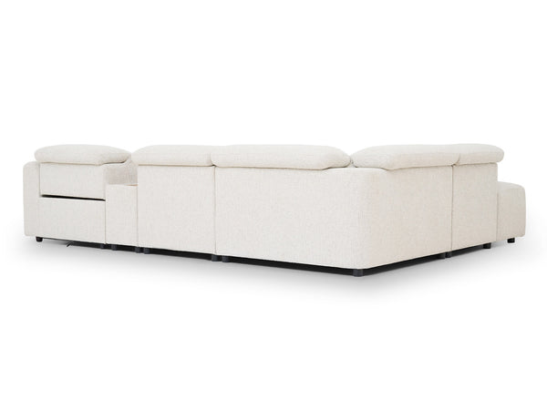 Toronto corner chaise with electric recliner