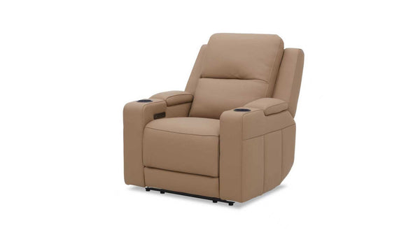 Heathcote leather electric recliner suite in Tan