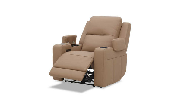 Heathcote leather electric recliner suite in Tan