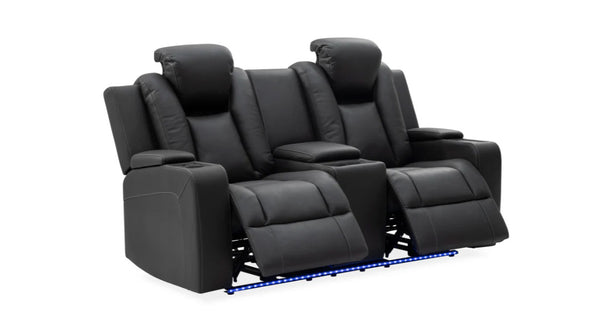 Grayson 2 seat sofa with 2 electric recliners