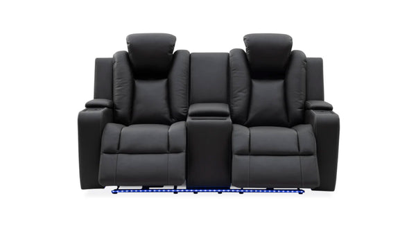 Grayson 2 seat sofa with 2 electric recliners