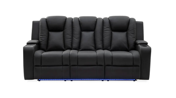 Grayson 3 seat sofa with 2 electric recliners