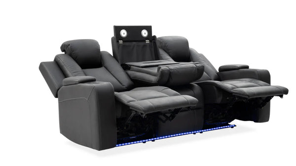 Grayson 3 seat sofa with 2 electric recliners