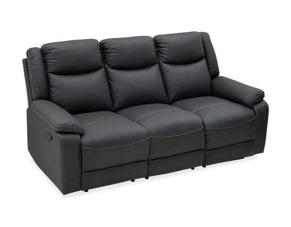Lena 3 piece recliner suite in Endurotek fabric with 4 recliners